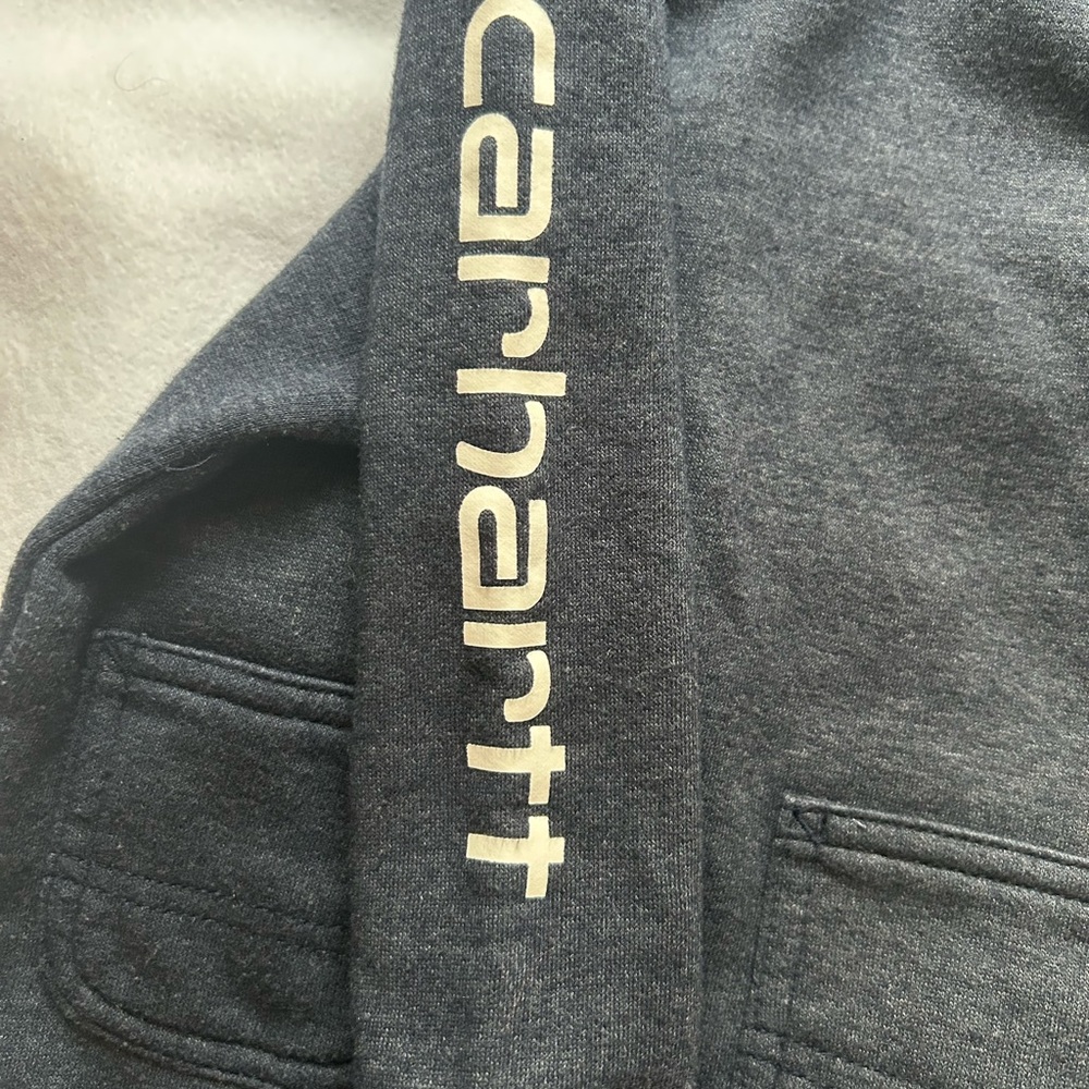 Carhartt Kids Navy Hooded One Piece 12 months - Picture 5 of 7